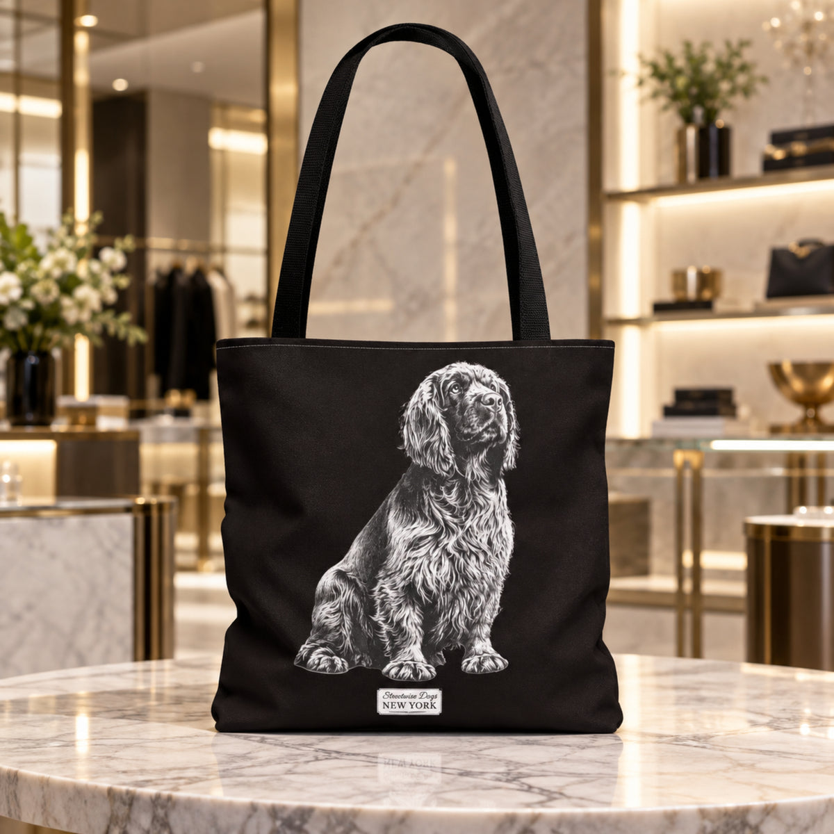 Sussex Spaniel, Durable Tote Bag