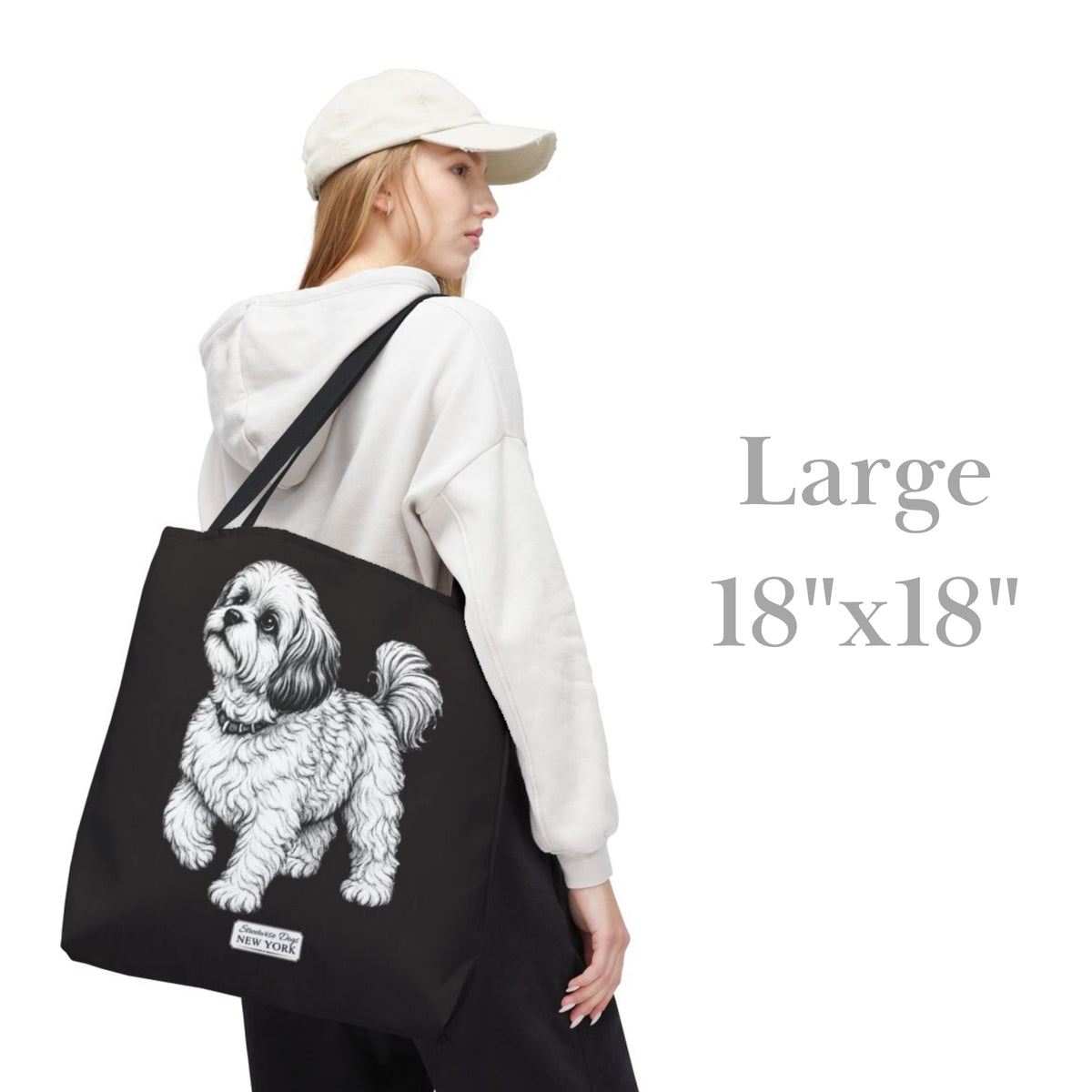 Shih Tzu, Durable Tote Bag