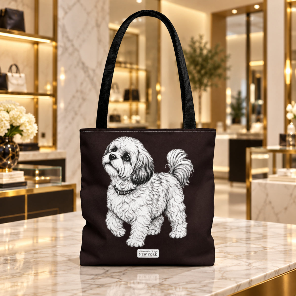 Shih Tzu, Durable Tote Bag