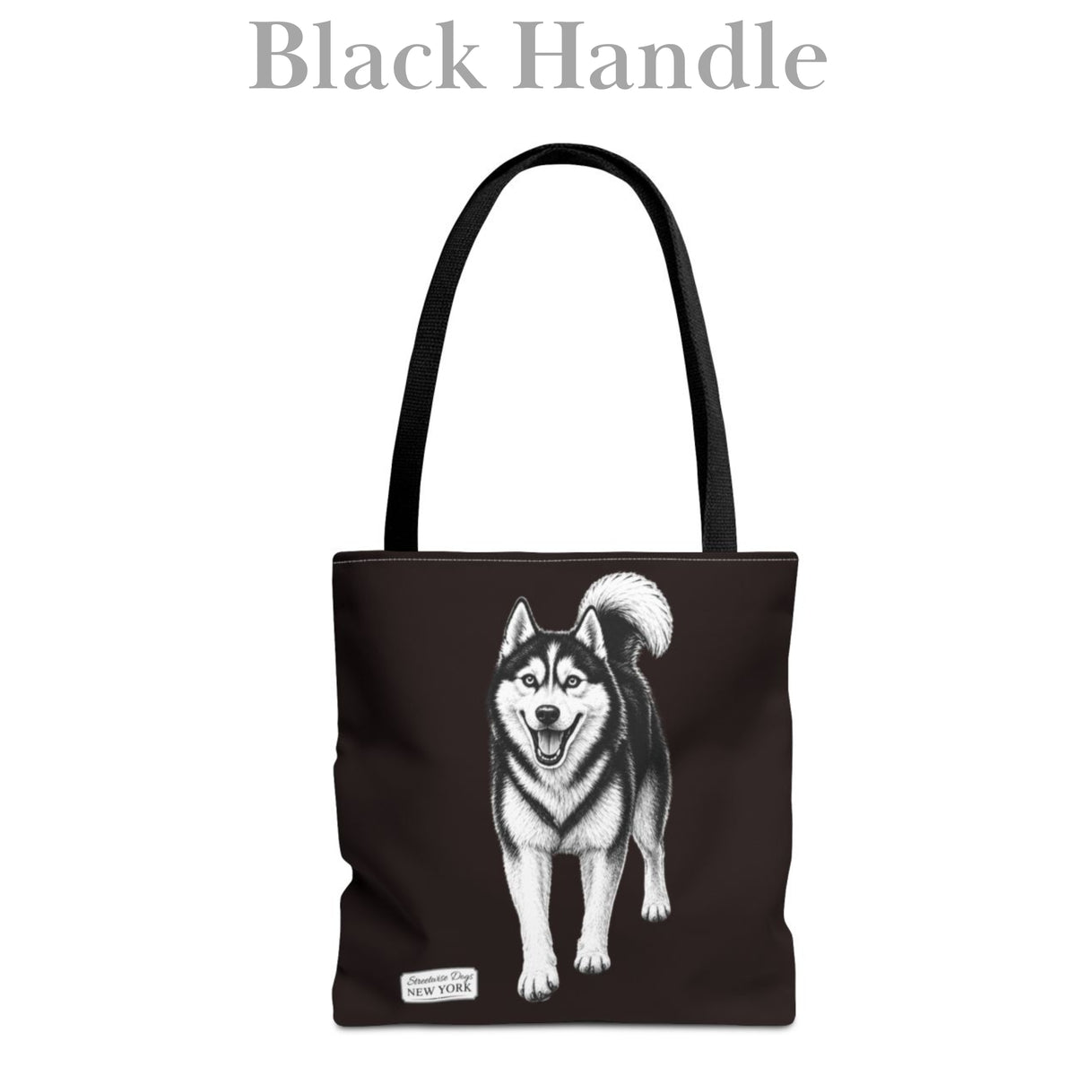 Siberian Husky, Durable Tote Bag