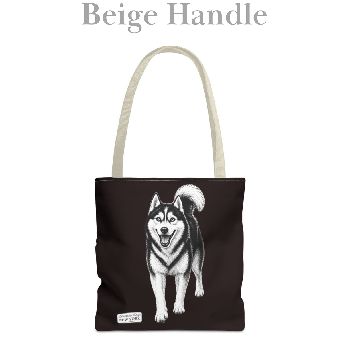 Siberian Husky, Durable Tote Bag