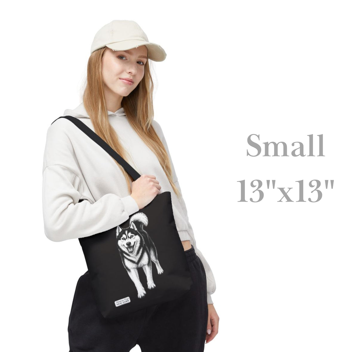 Siberian Husky, Durable Tote Bag