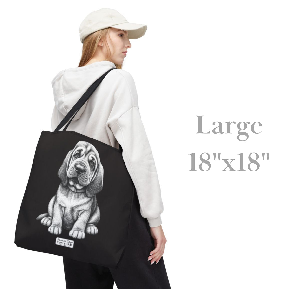 Bloodhound , Durable Tote Bag