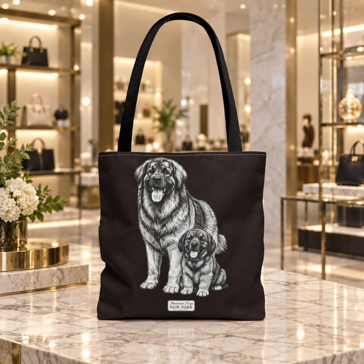Leonberger, Durable Tote Bag