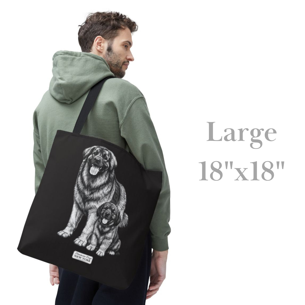Leonberger, Durable Tote Bag