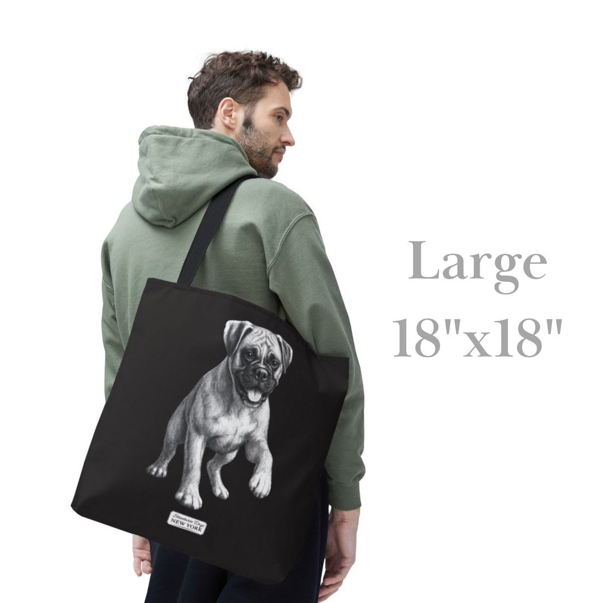 Boxer, Durable Tote Bag