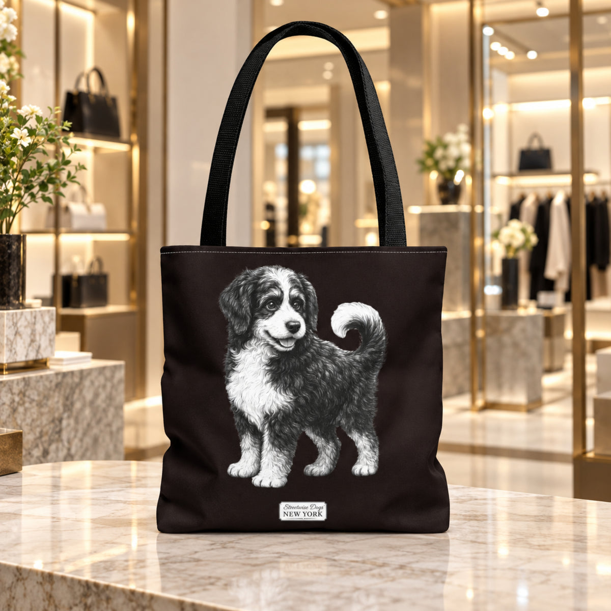 Portuguese Waterdog, Durable Tote Bag