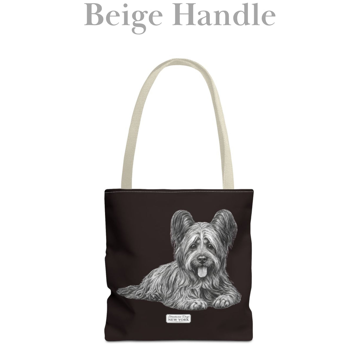 Skye Terrier, Durable Tote Bag
