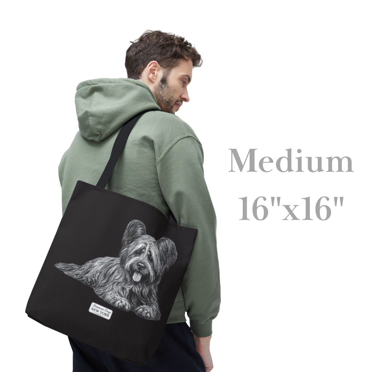 Skye Terrier, Durable Tote Bag