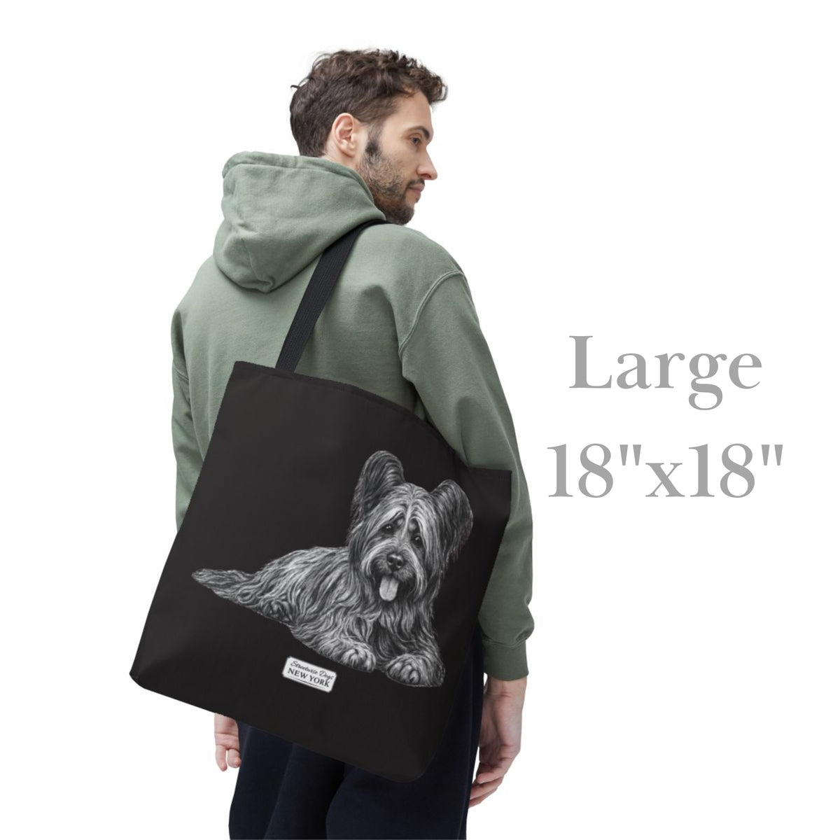 Skye Terrier, Durable Tote Bag