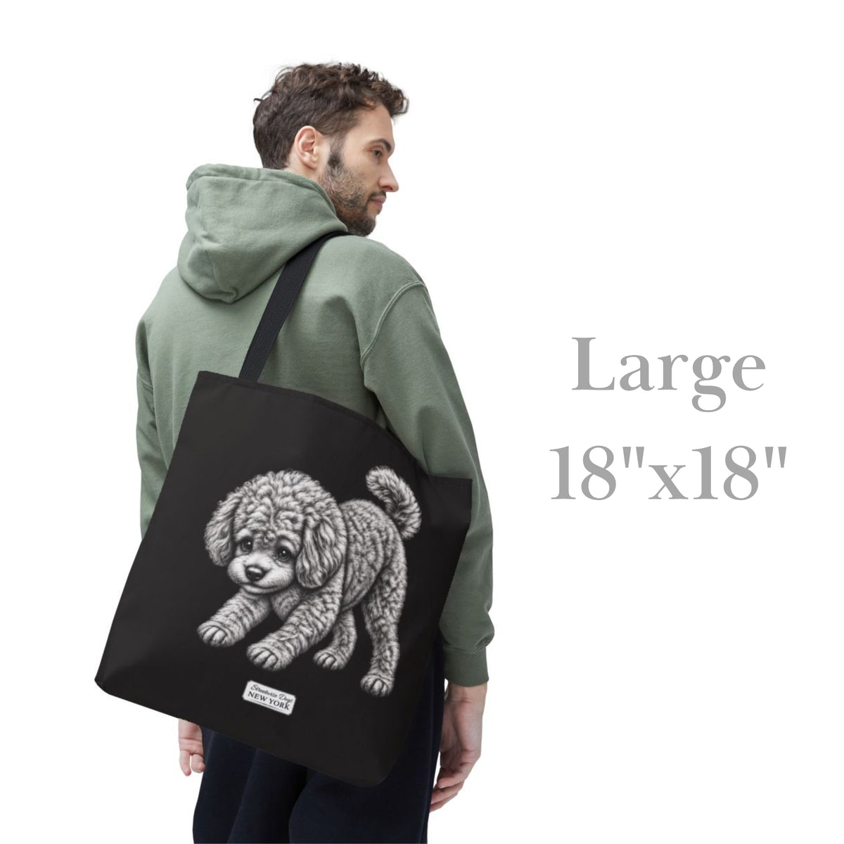 Toy Poodle, Durable Tote Bag
