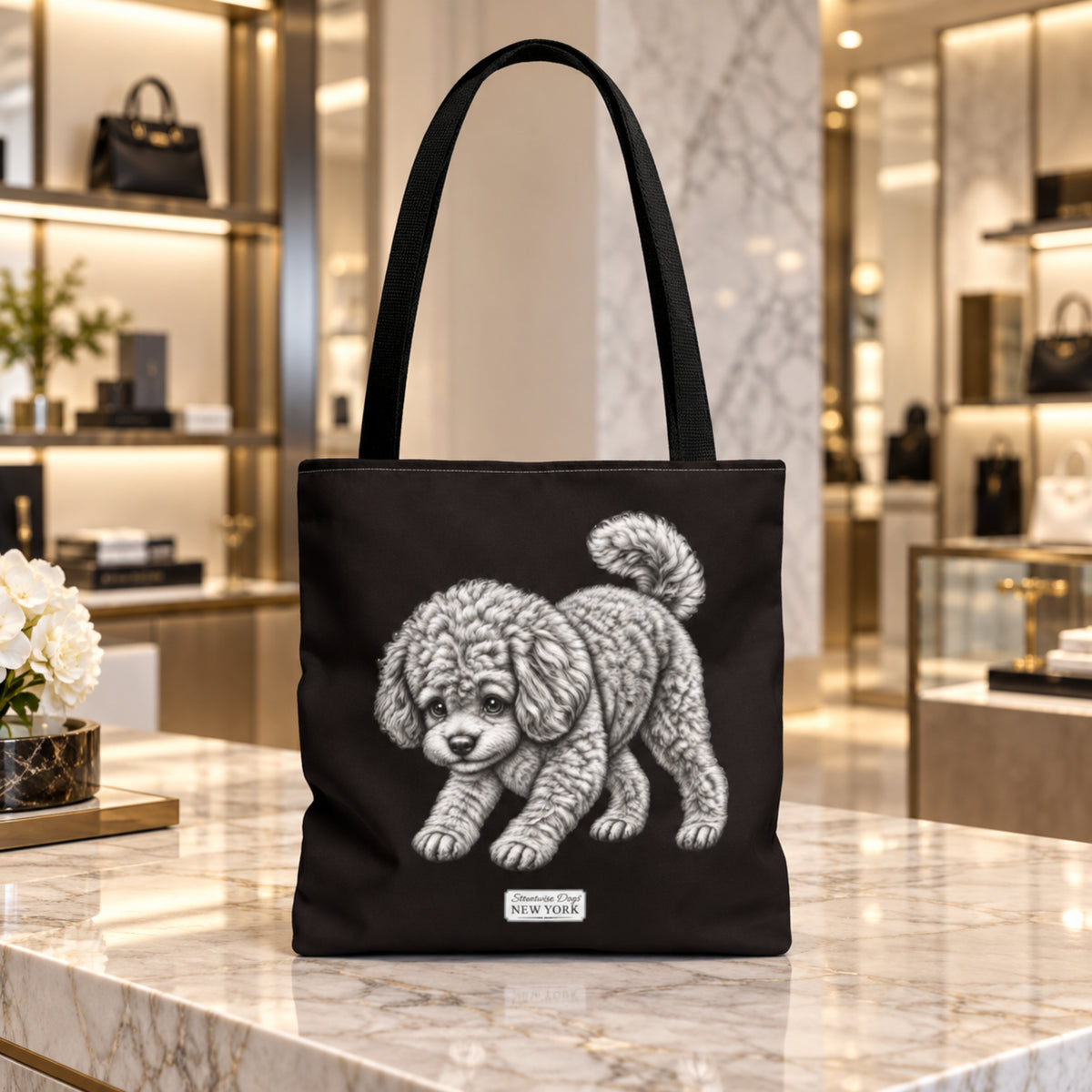 Toy Poodle, Durable Tote Bag