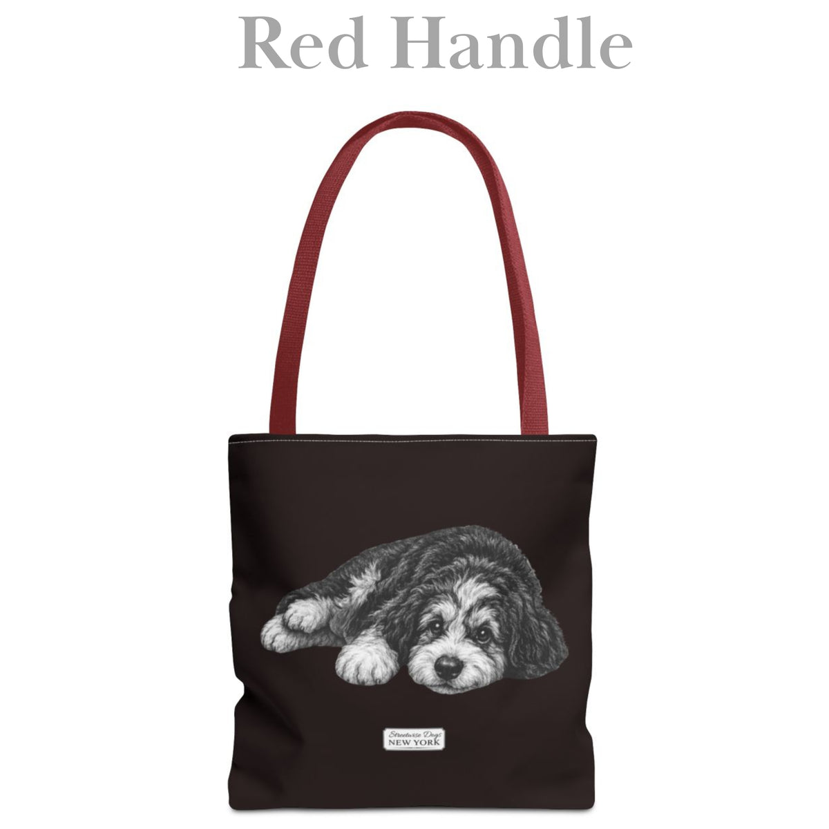 Bernedoodle, Durable Tote Bag