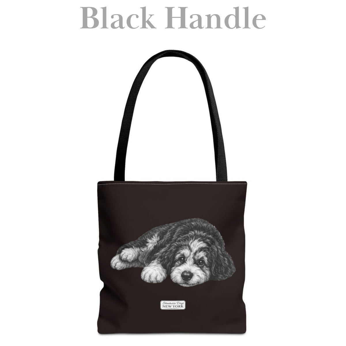 Bernedoodle, Durable Tote Bag