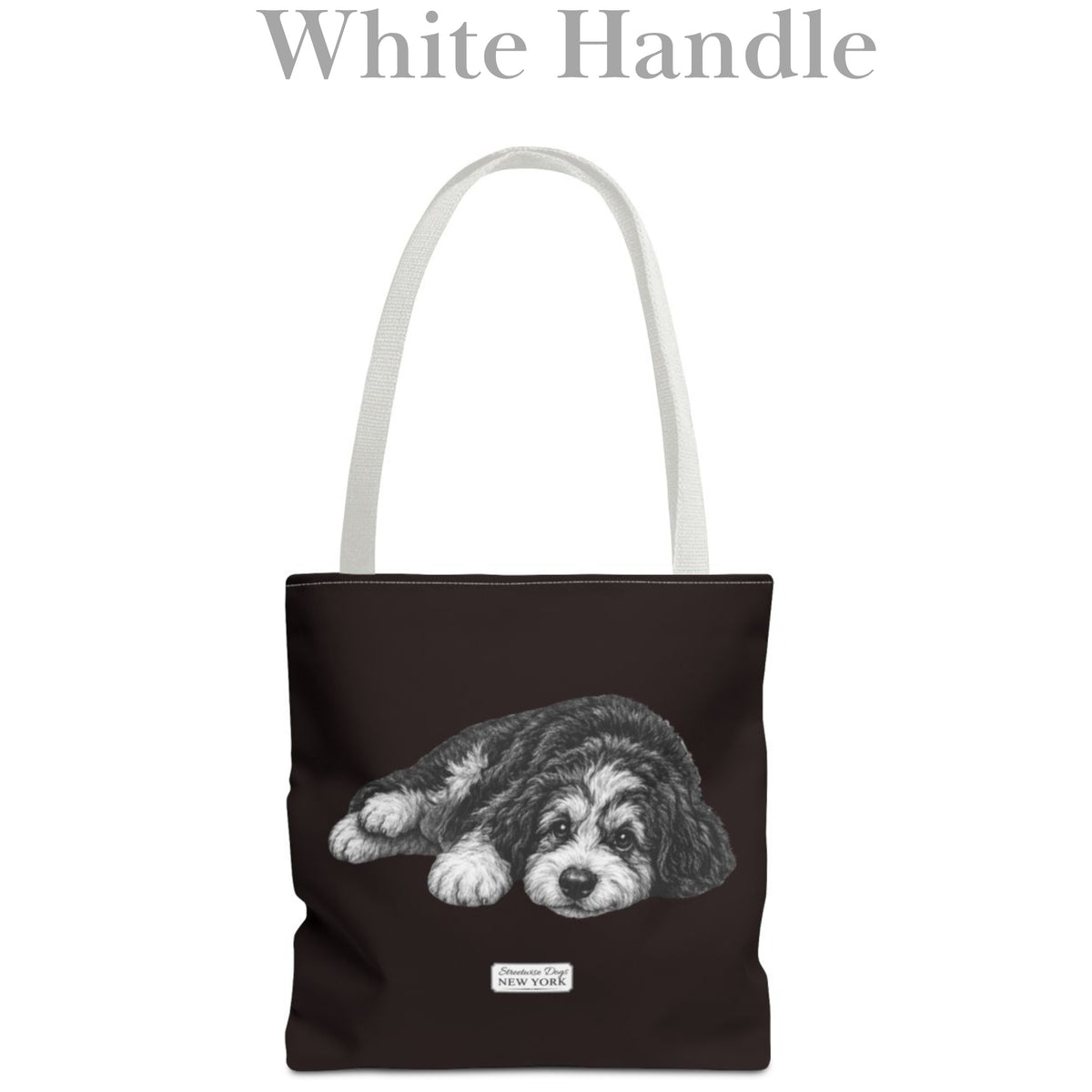 Bernedoodle, Durable Tote Bag