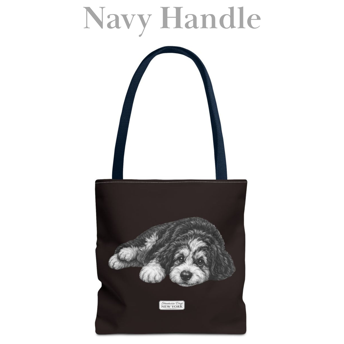 Bernedoodle, Durable Tote Bag