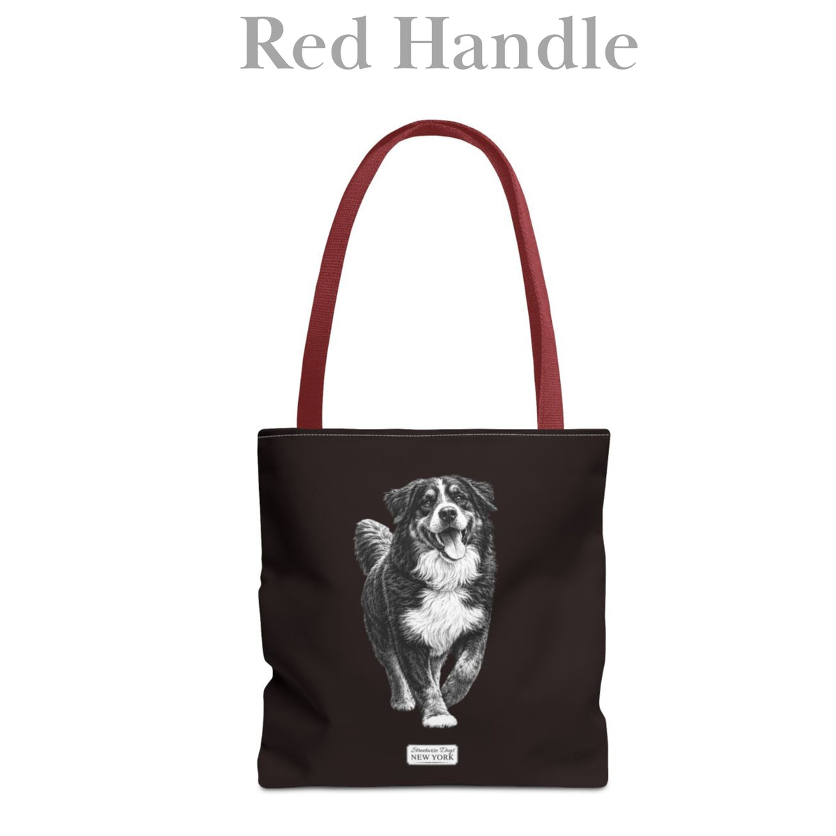Bernese Mountain Dog, Durable Tote Bag