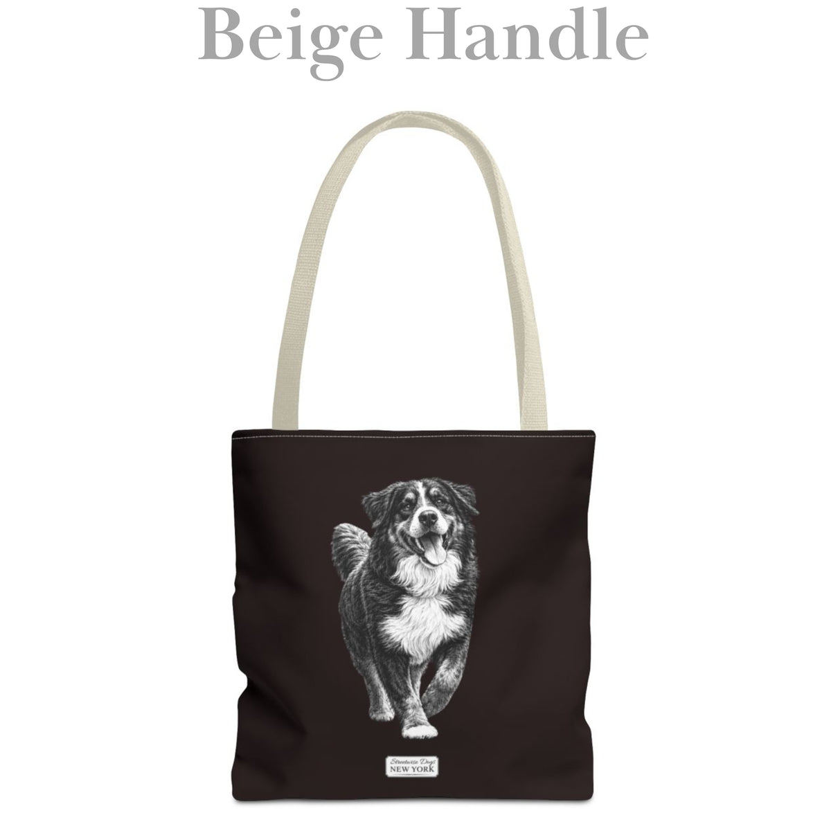 Bernese Mountain Dog, Durable Tote Bag