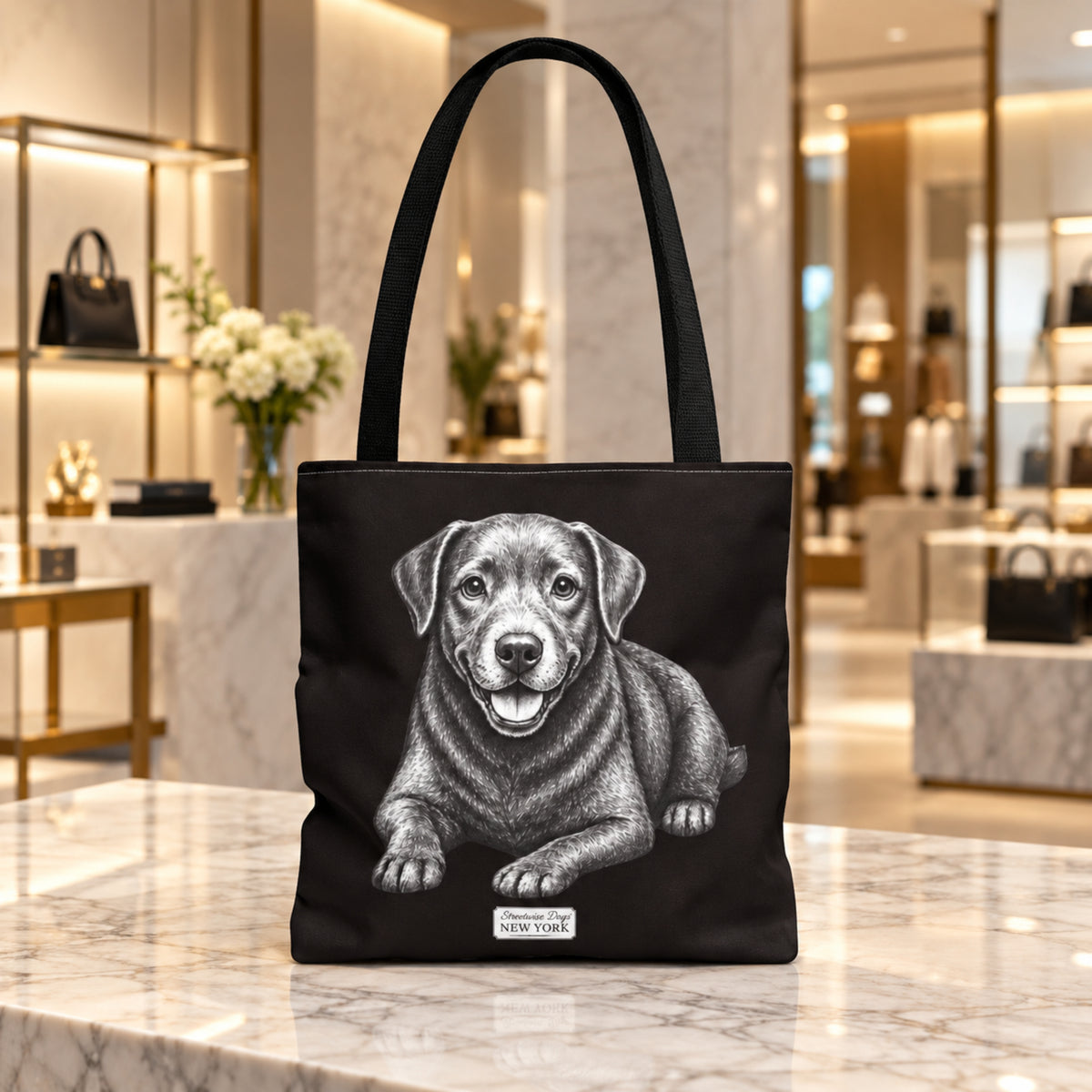 Labrador, Durable Tote Bag