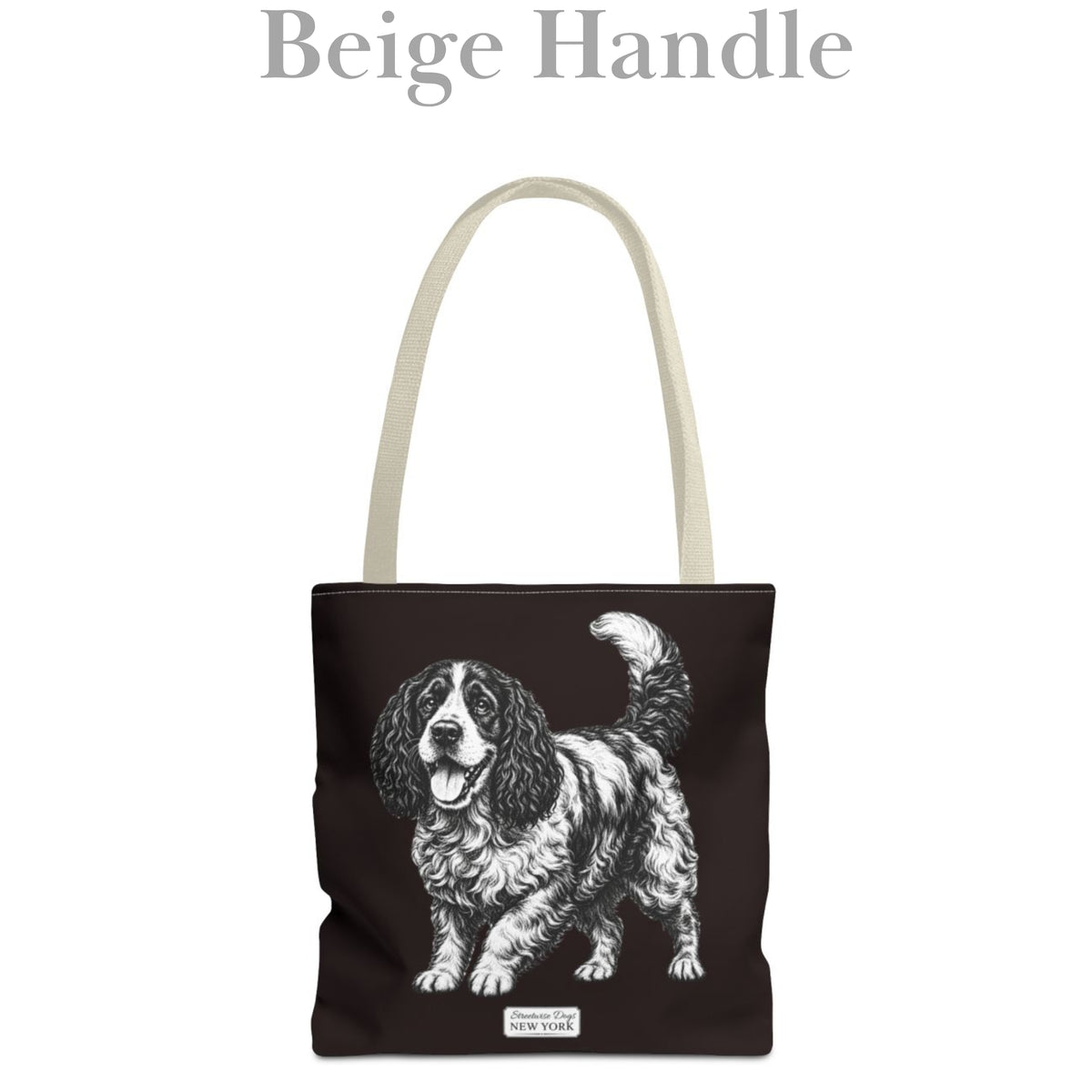 Cocker Spaniel, Durable Tote Bag