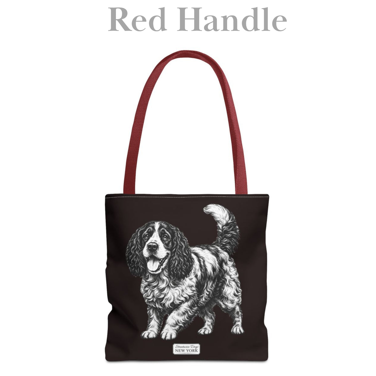 Cocker Spaniel, Durable Tote Bag