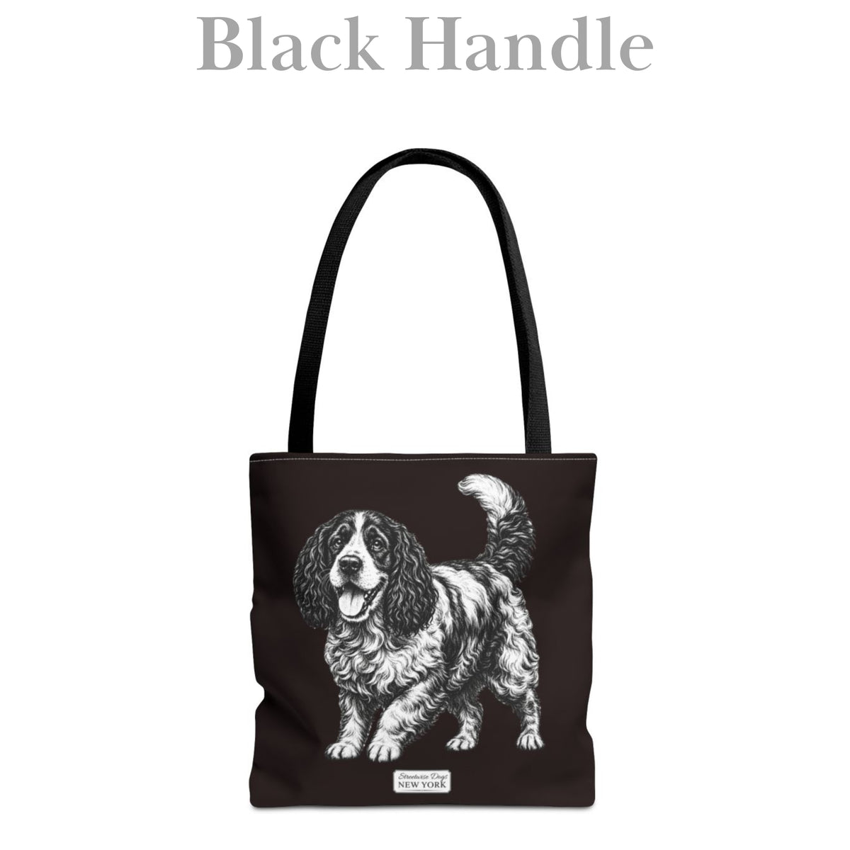 Cocker Spaniel, Durable Tote Bag