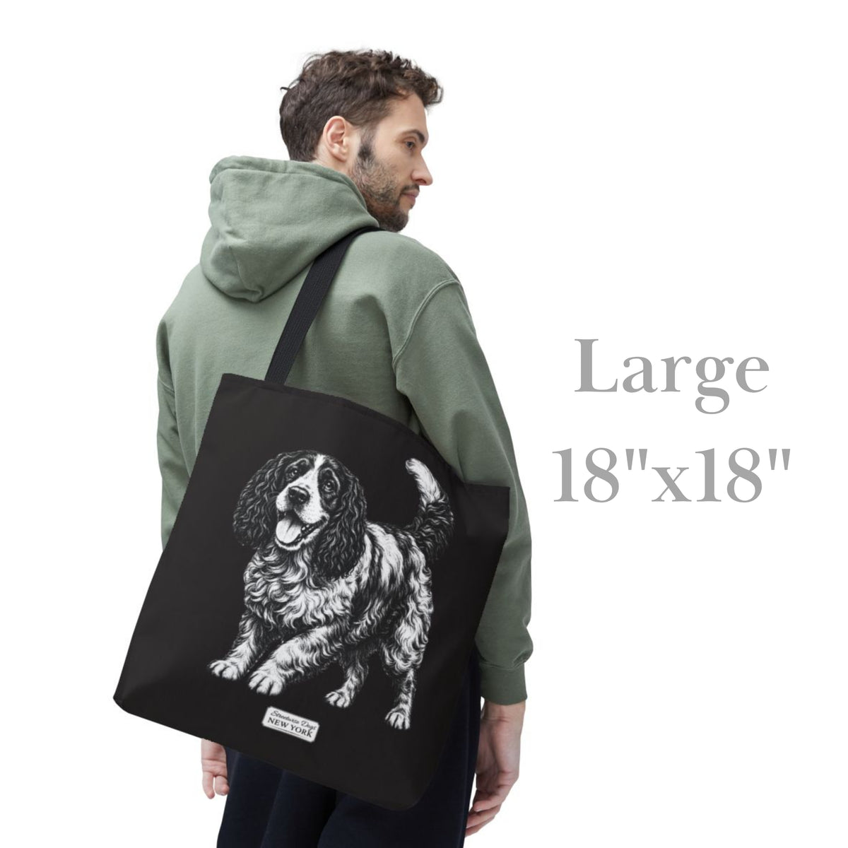 Cocker Spaniel, Durable Tote Bag