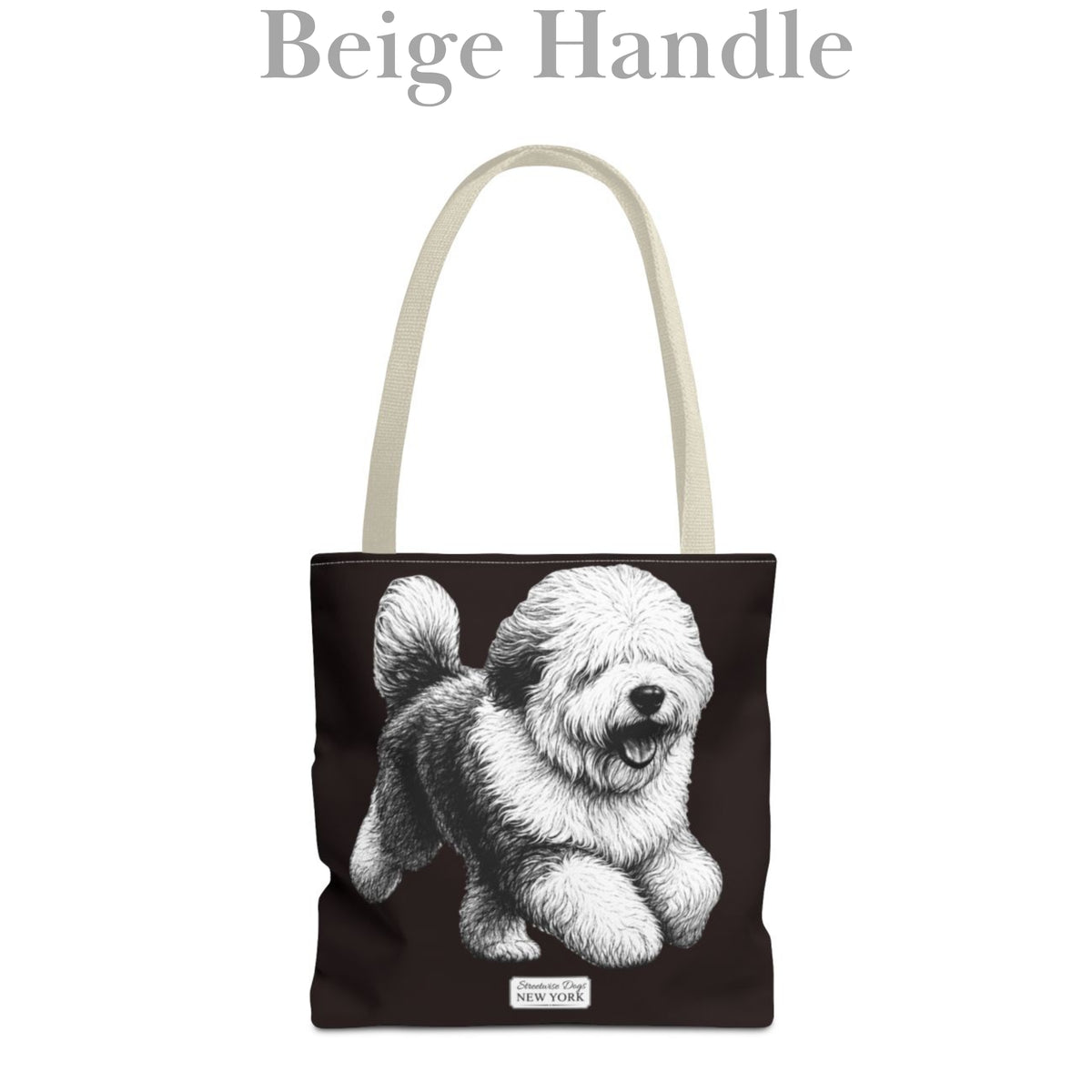 Old English Sheepdog, Durable Tote Bag