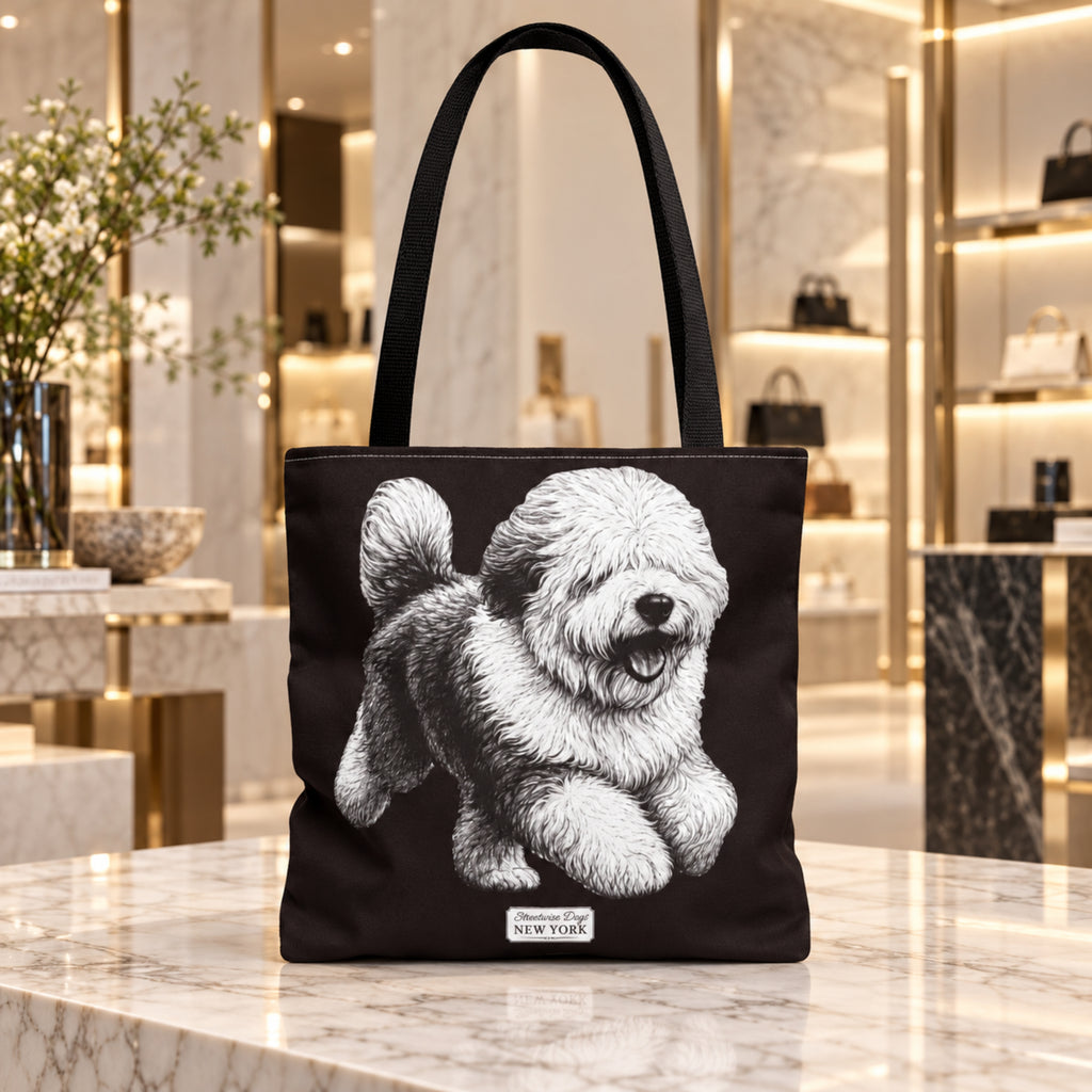 Old English Sheepdog, Durable Tote Bag