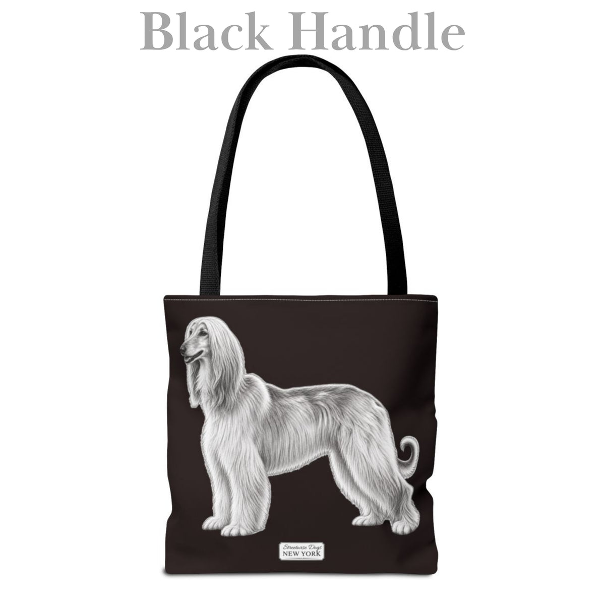 Afghan Hound, Durable Tote Bag