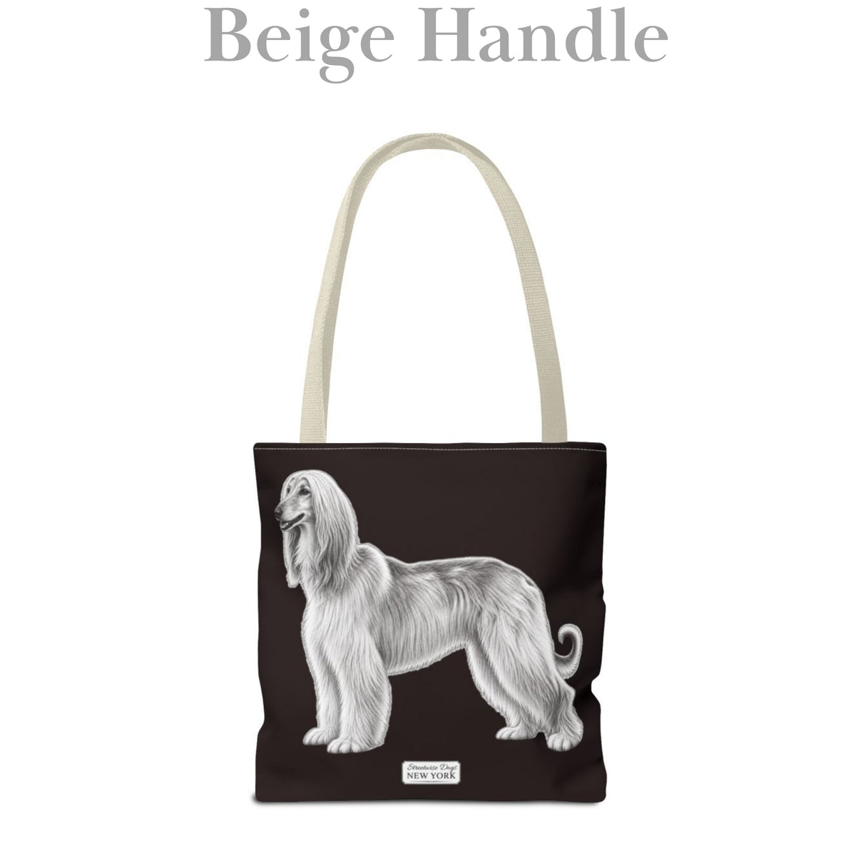 Afghan Hound, Durable Tote Bag