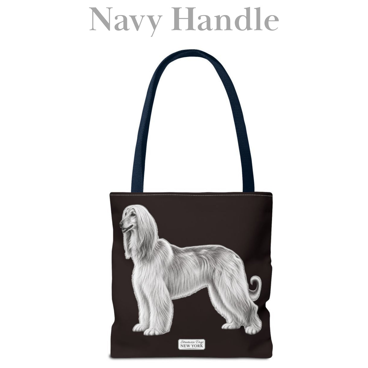 Afghan Hound, Durable Tote Bag