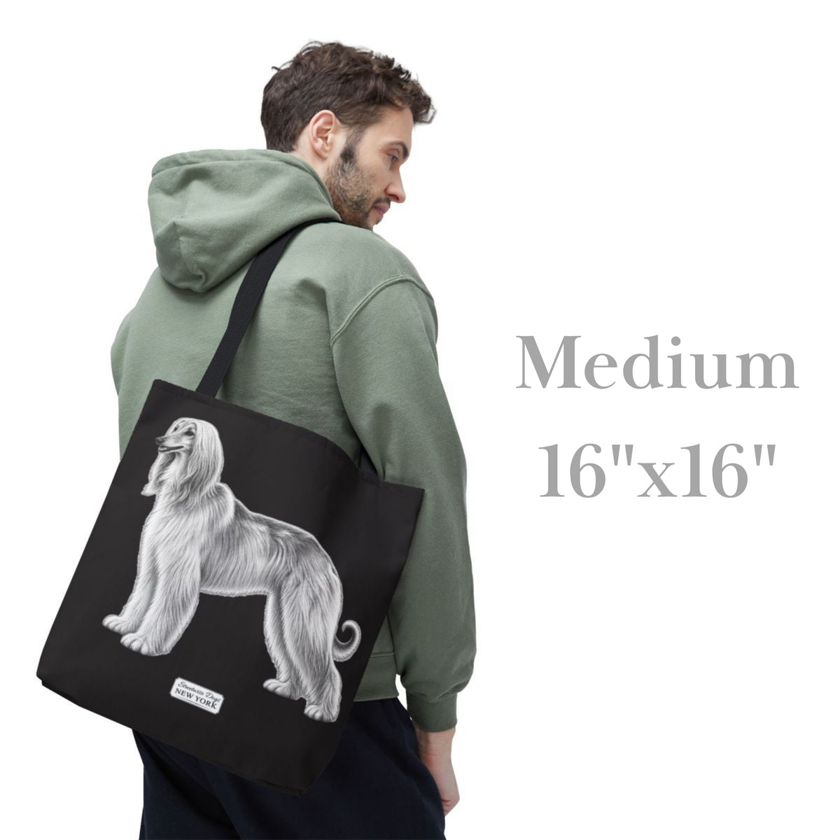 Afghan Hound, Durable Tote Bag