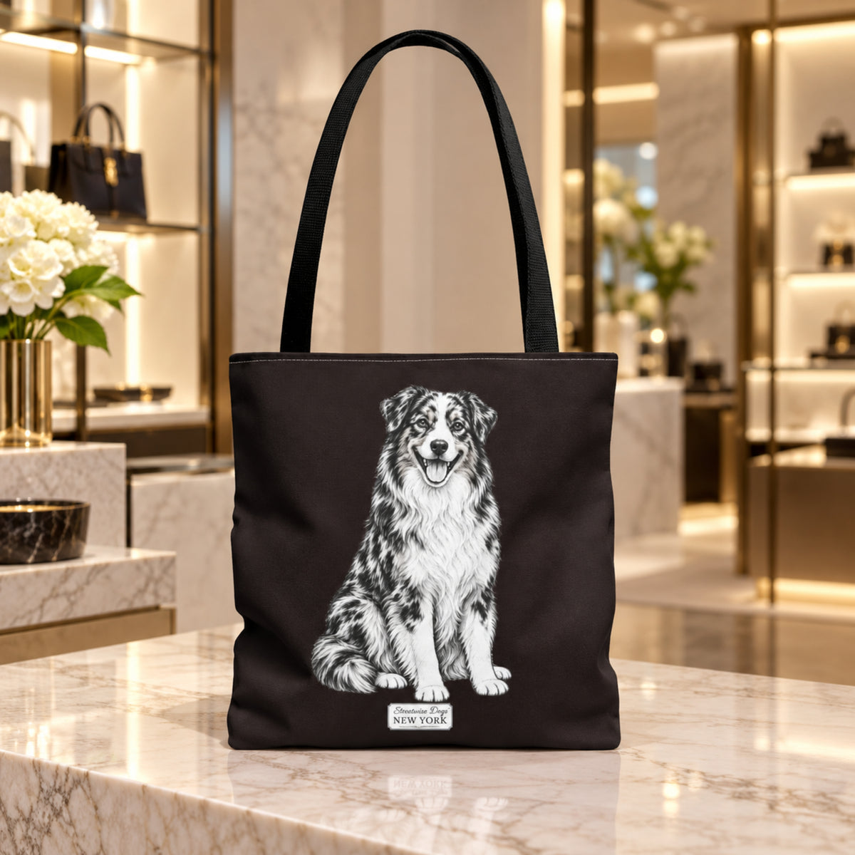 Australian Shepherd, Durable Tote Bag
