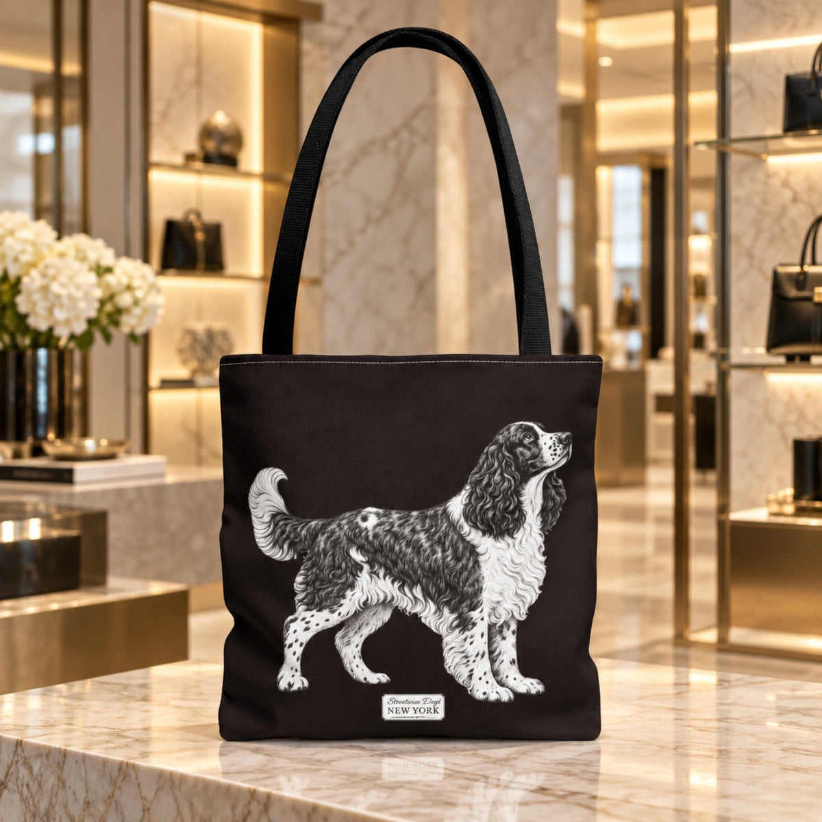 English Springer Spaniel, Durable Tote Bag