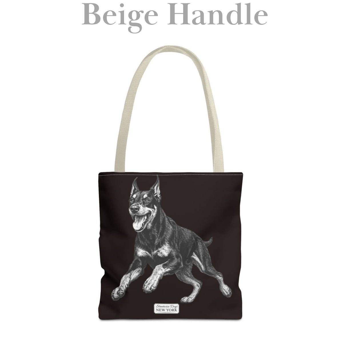 Doberman, Durable Tote Bag