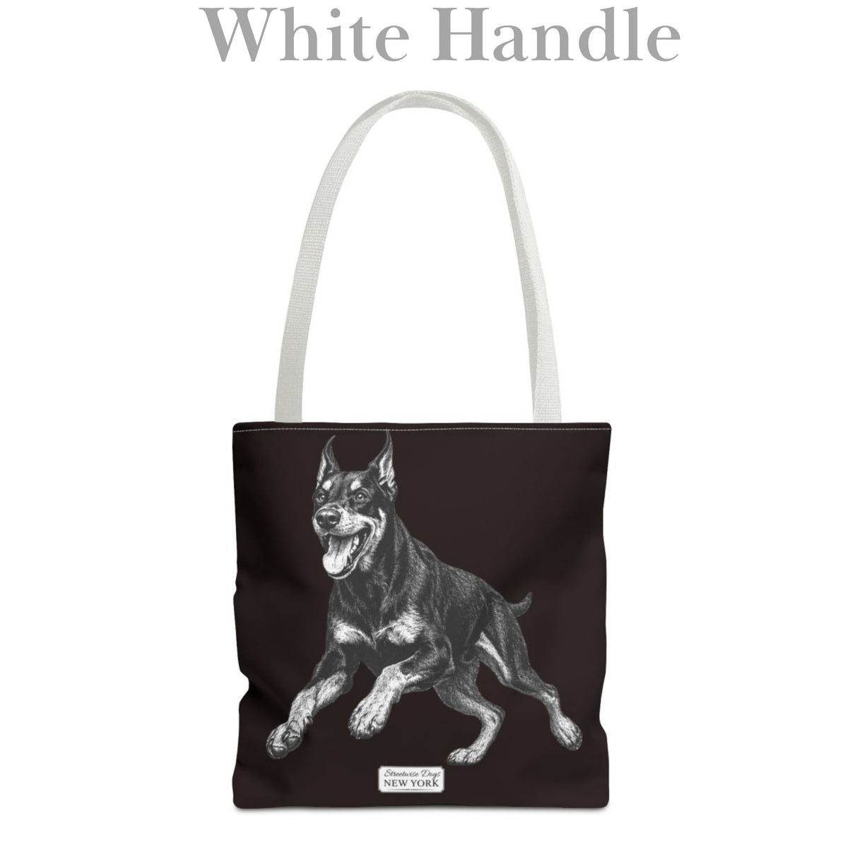 Doberman, Durable Tote Bag
