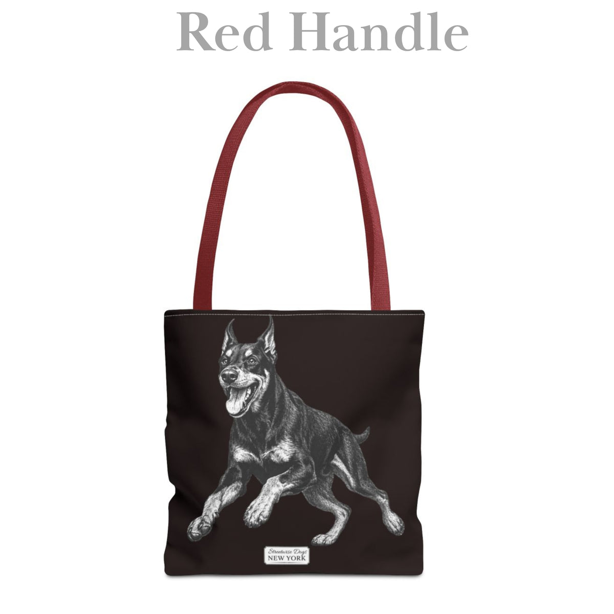 Doberman, Durable Tote Bag