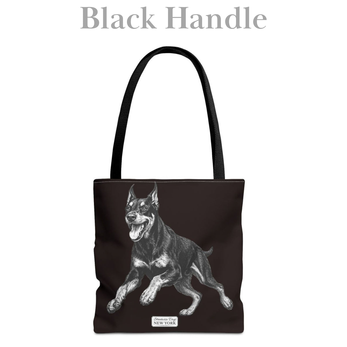 Doberman, Durable Tote Bag