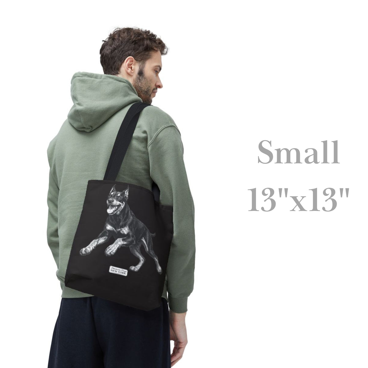 Doberman, Durable Tote Bag