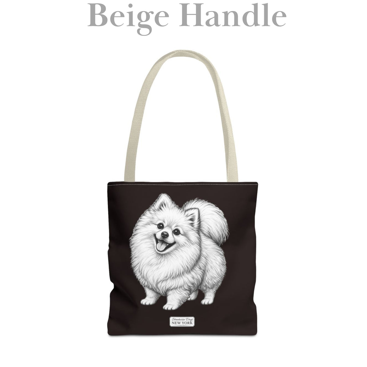 Pomeranian, Durable Tote Bag