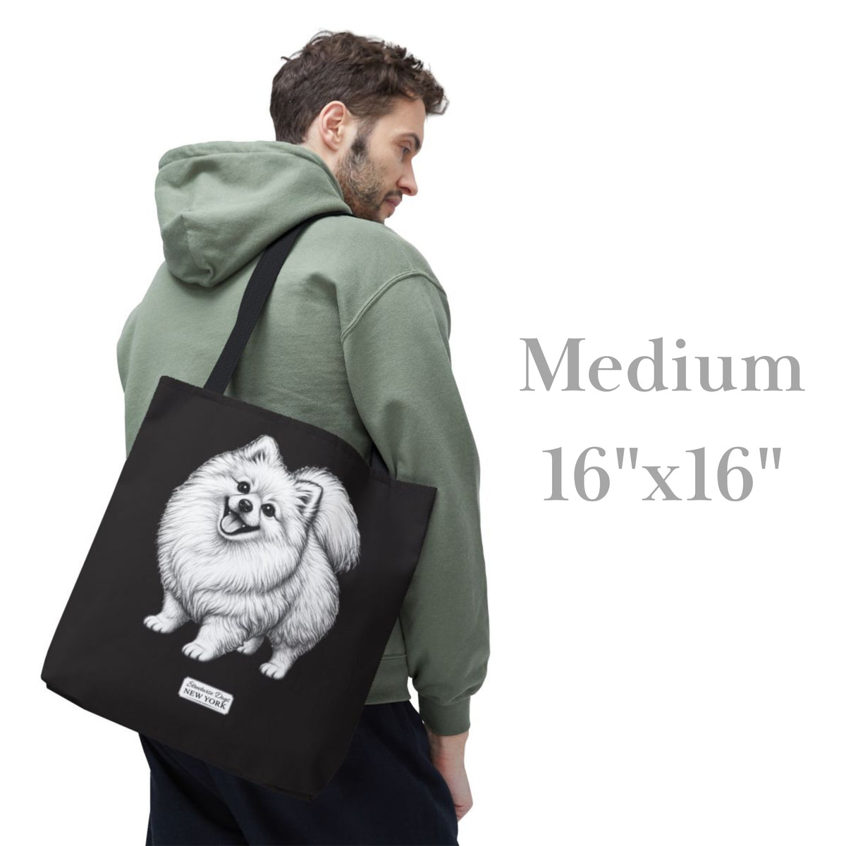 Pomeranian, Durable Tote Bag