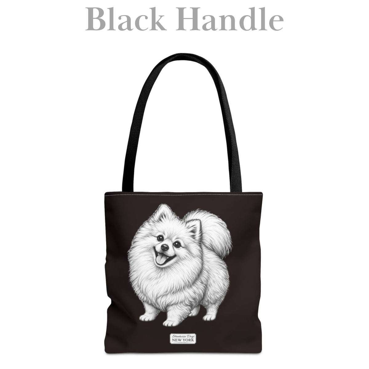 Pomeranian, Durable Tote Bag