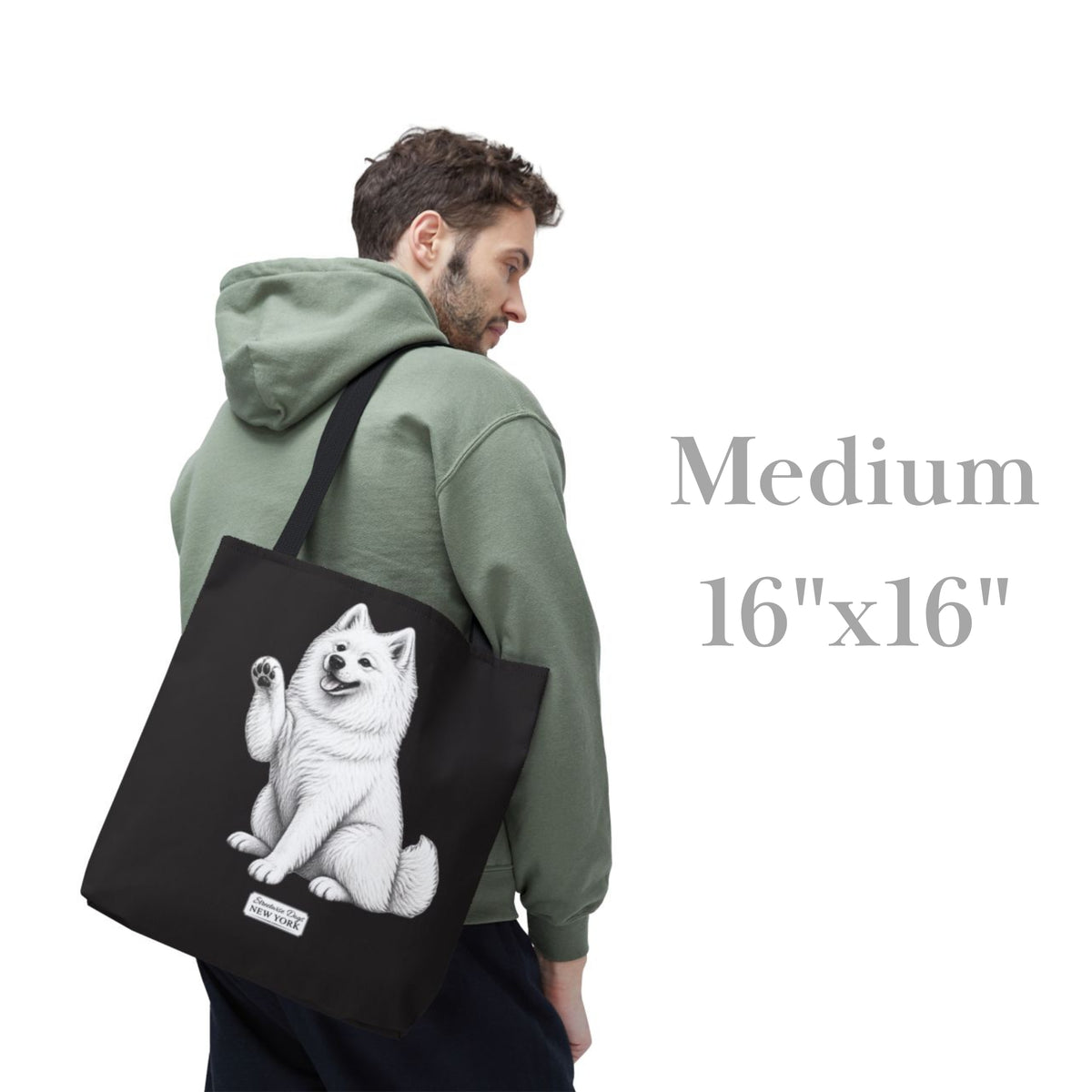 American Eskimo Dog, Durable Tote Bag