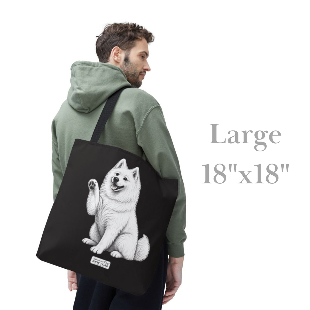American Eskimo Dog, Durable Tote Bag