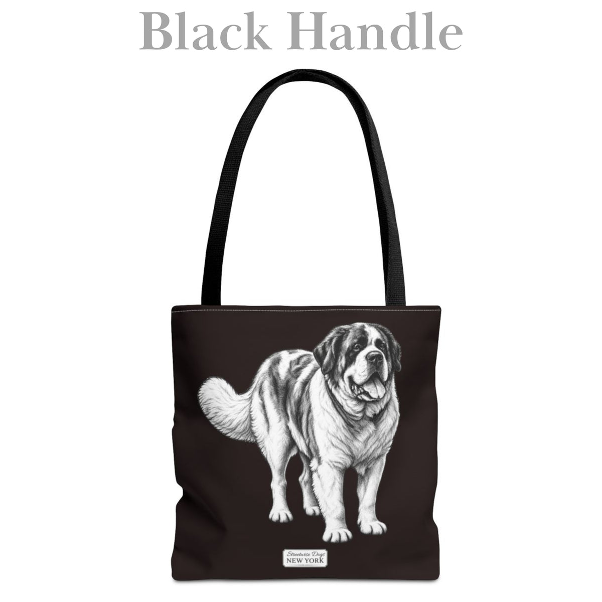 Saint Bernard, Durable Tote Bag