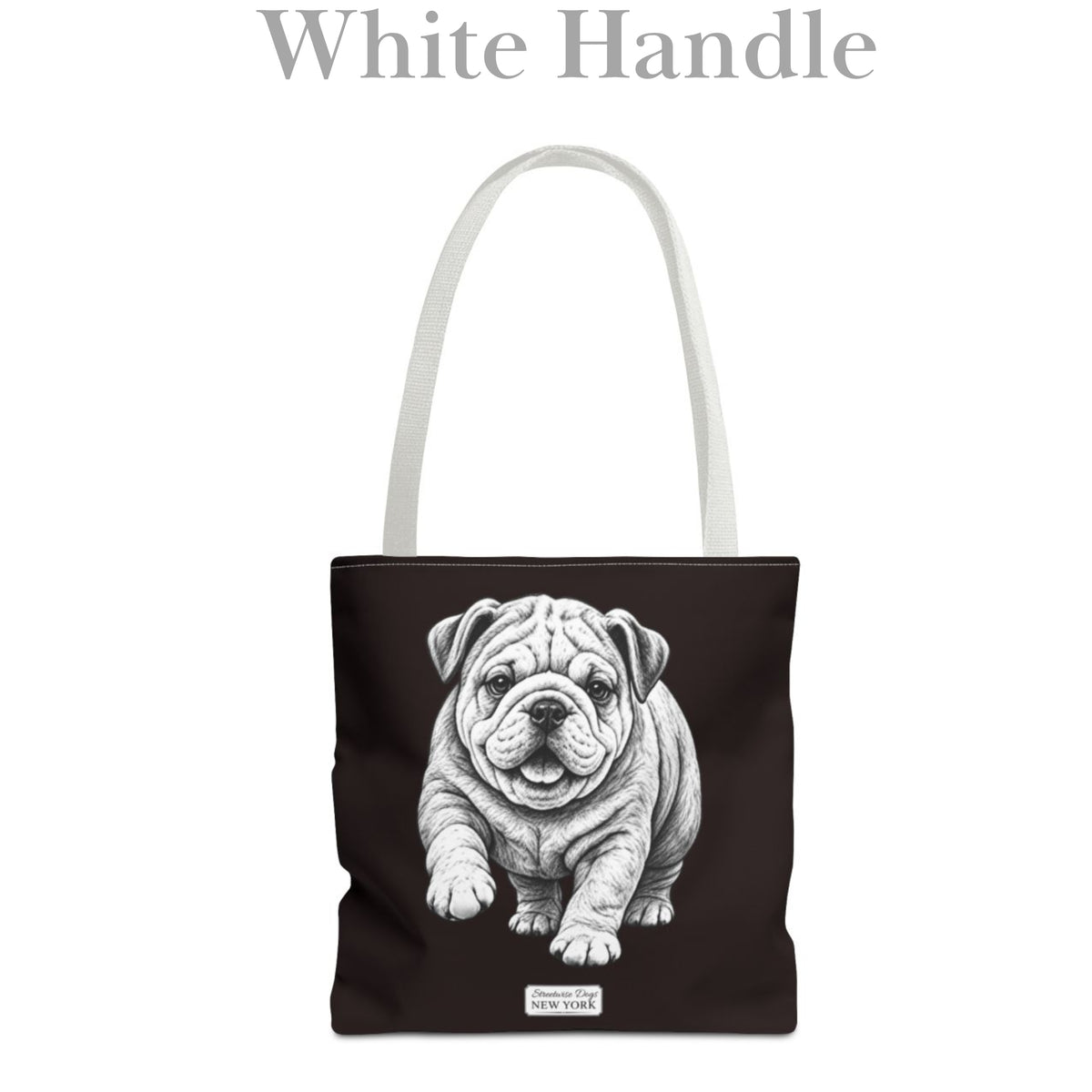 English Bulldog, Durable Tote Bag