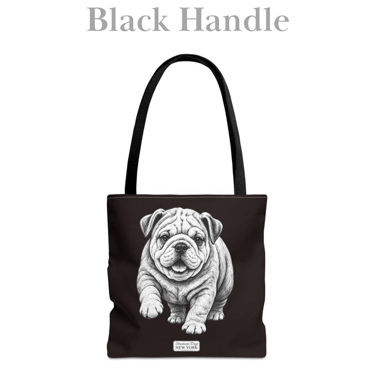 English Bulldog, Durable Tote Bag