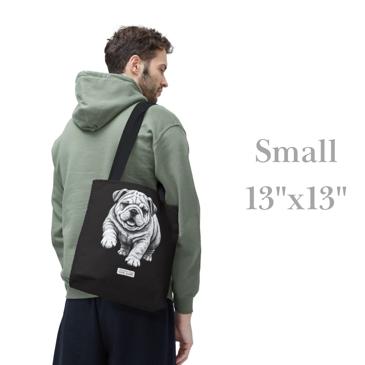 English Bulldog, Durable Tote Bag