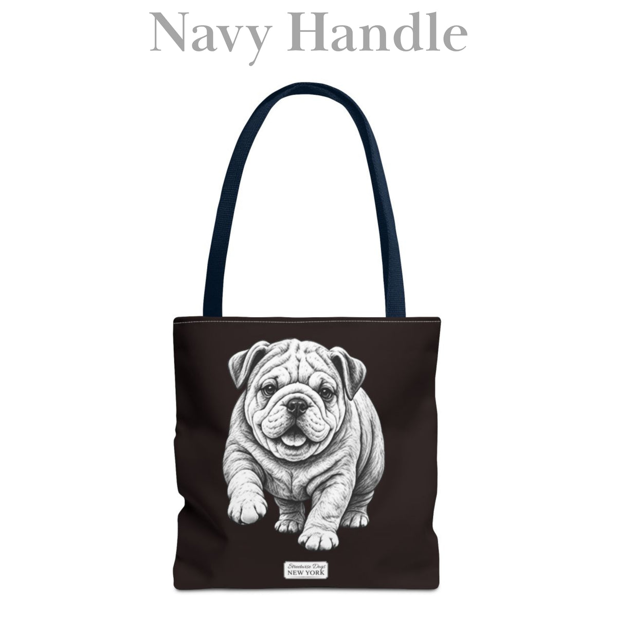 English Bulldog, Durable Tote Bag